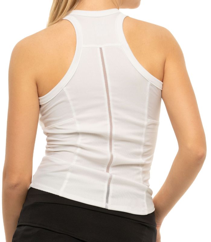 Lucky in Love Core One Love Rib Tank - white