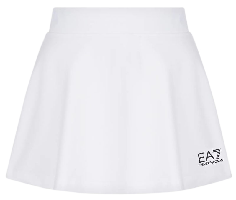 EA7 Woman Jersey Miniskirt - white