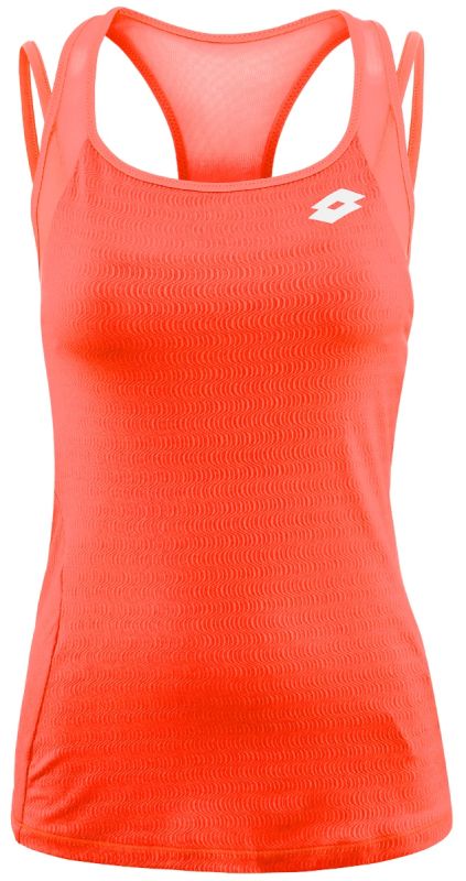 Lotto Tennis Tech Tank - fiery coral