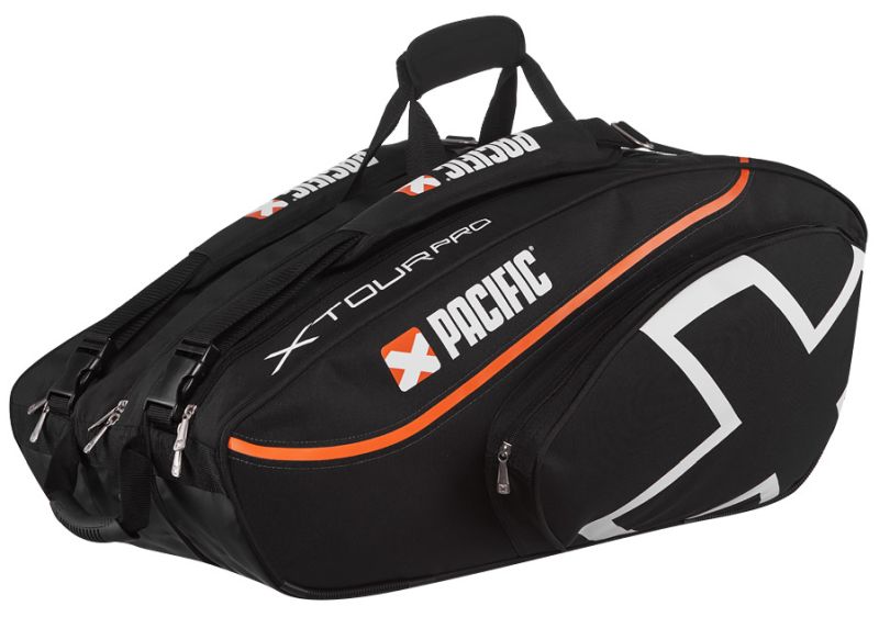 pacific-x-tour-pro-racquet-bag-2xl-plus-thermo-black-white-1 Pacific X Tour Pro Racquet Bag 2XL PLUS (Thermo) - black/white