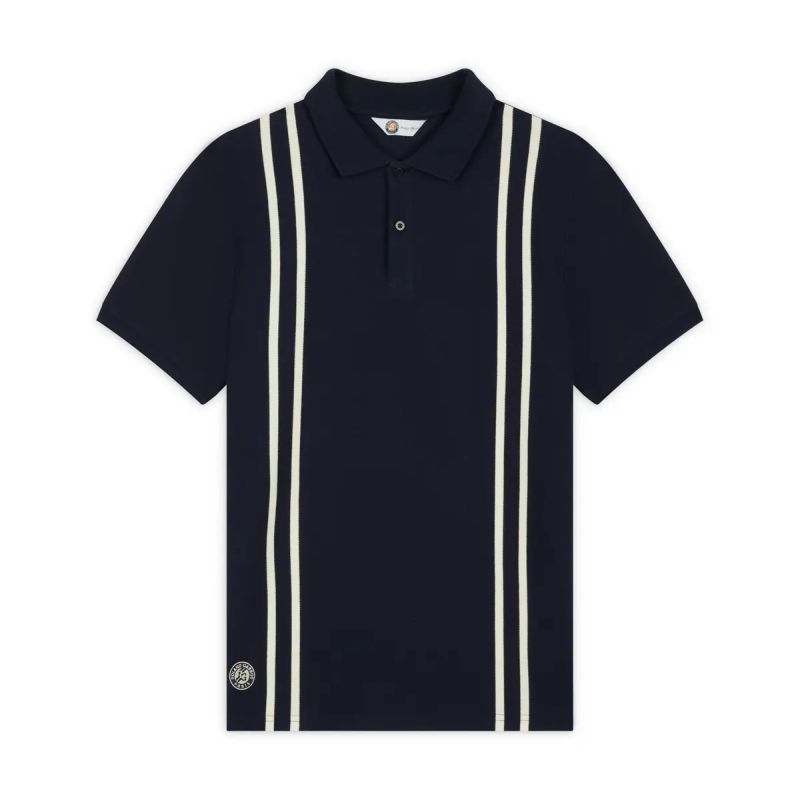 Roland Garros Heritage Polo Shirt - navy blue