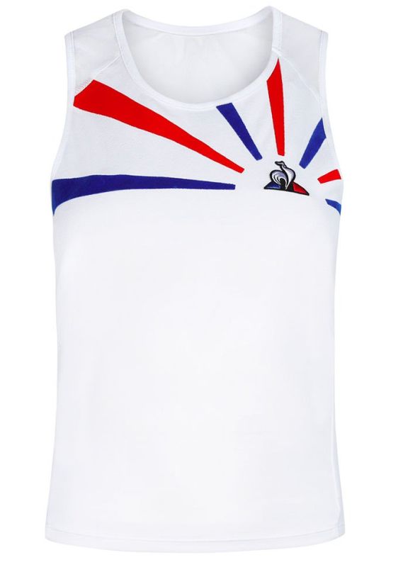 Le Coq Sportif TENNIS Debardeur 20 N.O. W - white/cobalt/red