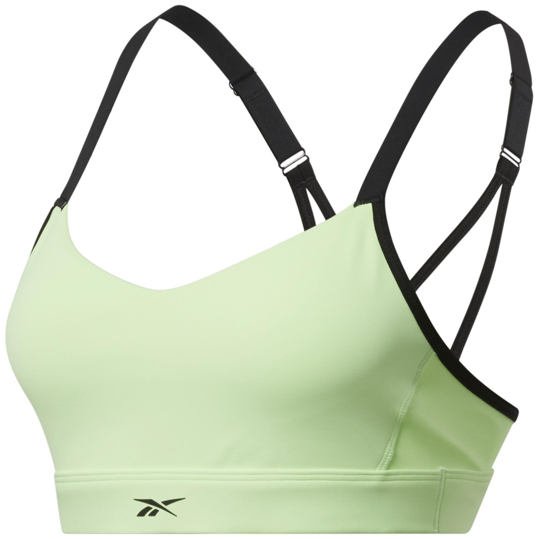 Reebok Lux Strappy Bra W - neon mint