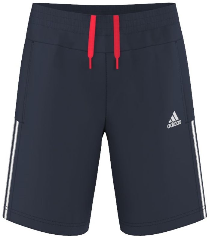  Spodenki Chłopiece Adidas Gear Up Knit Short - collegiate navy/white 