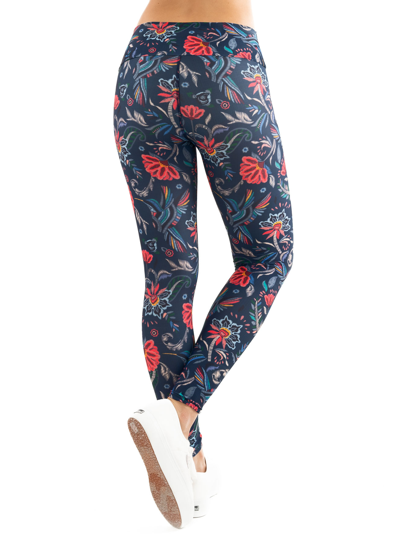 Lucky in Love A Stitch In Time Hi-Whip Stitch Legging Women - slate