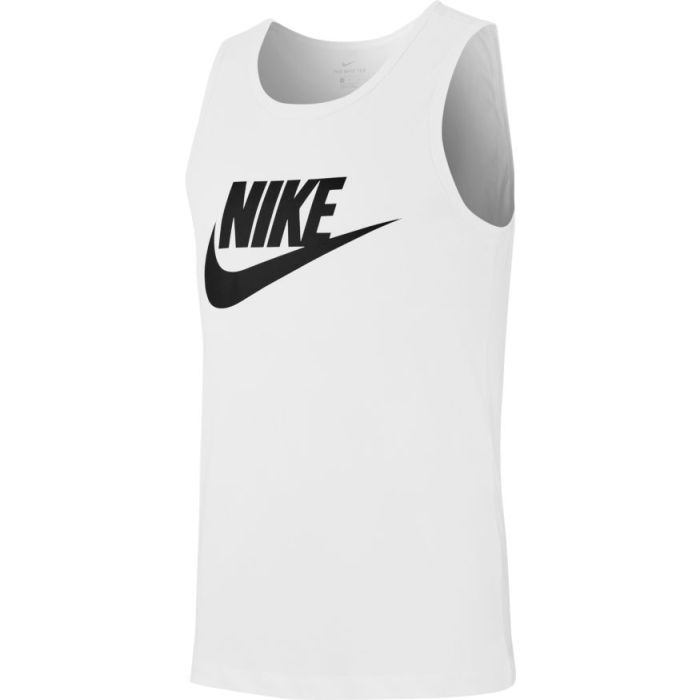 Men's T-shirt Nike Sportswear Tank Icon Futura M white/black