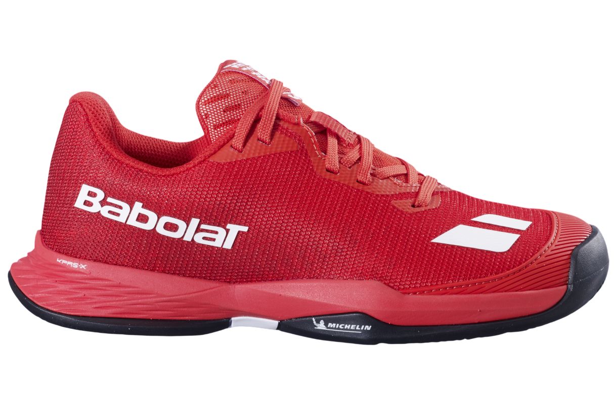 Babolat Jet Mach 3 Junior Clay - cherry tomato/white