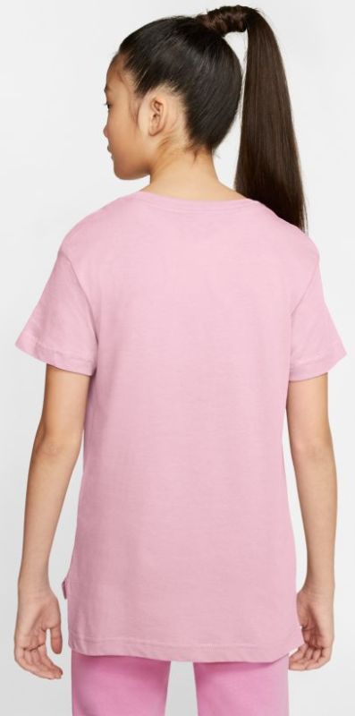 Nike G NSW Tee DPTL Basic Futura - pink foam/white