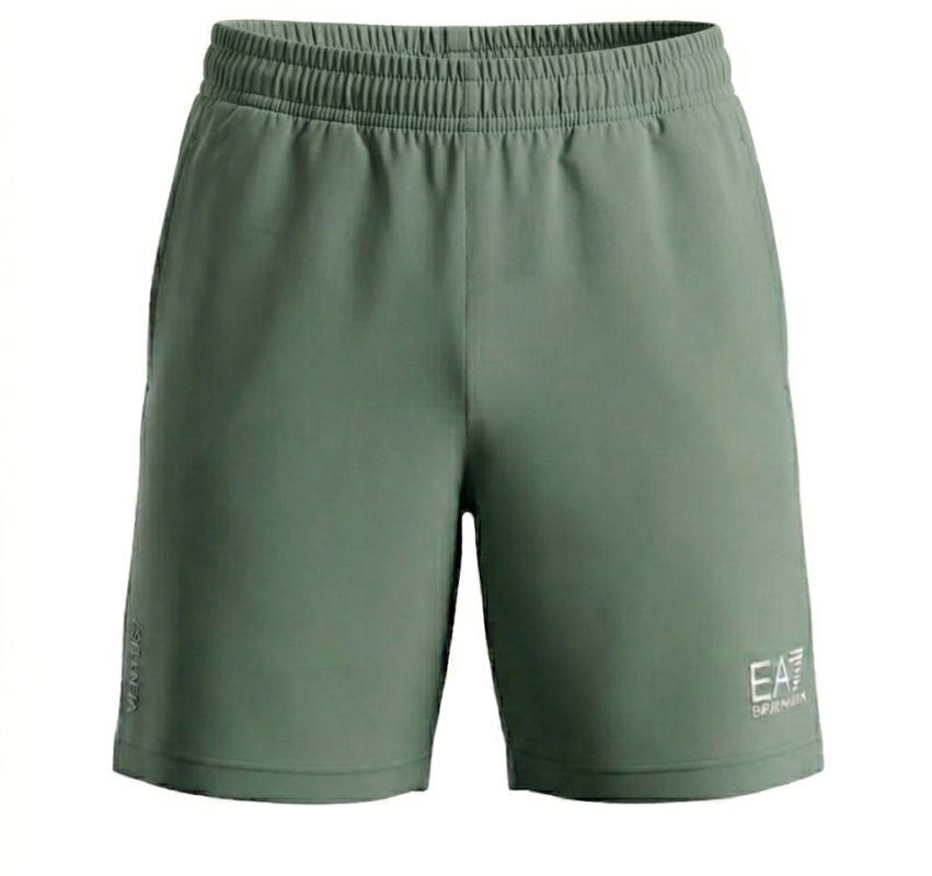 Męskie spodenki tenisowe EA7 Tennis Pro In Ventus7 - laurel wreath
