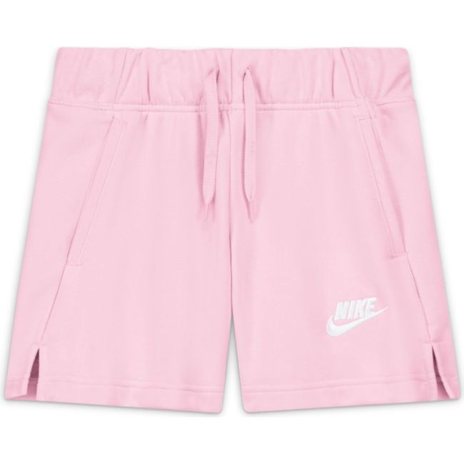 Nike Sportswear Club FT 5 Short G - pink foam/white