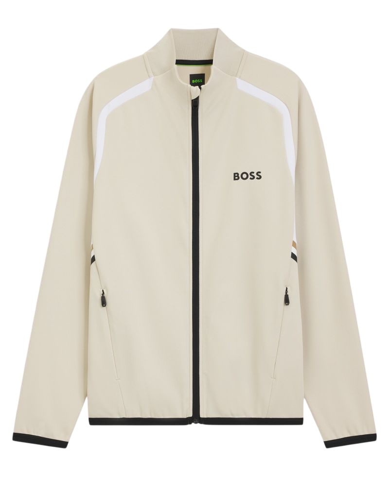 BOSS TOC Spin Full Zip - light beige BOSS TOC Spin Full Zip - light beige