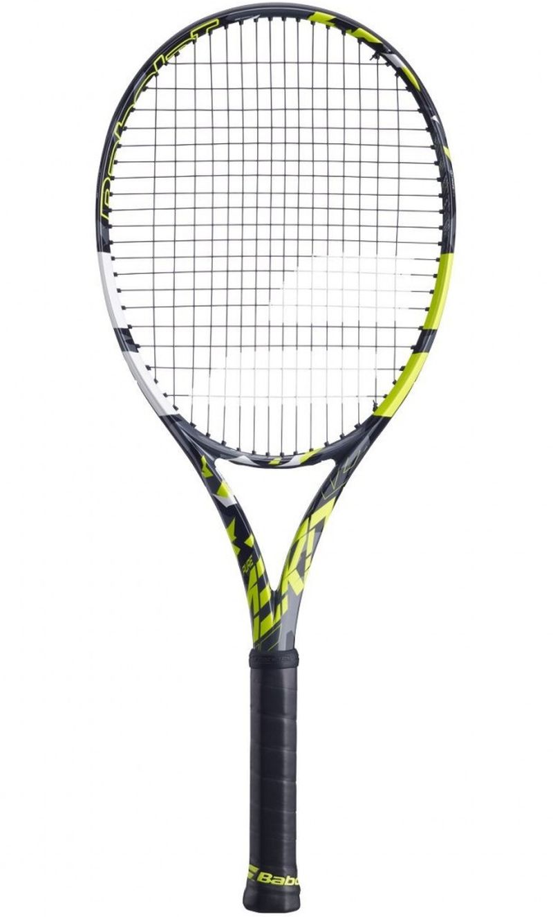 Babolat Mini Racket Pure Aero - white/grey/yellow