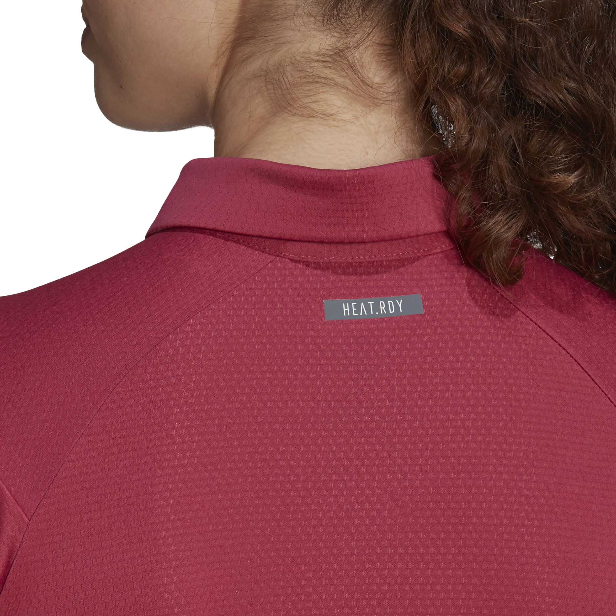 Adidas Heat Ready Polo W - wild pink/cream white