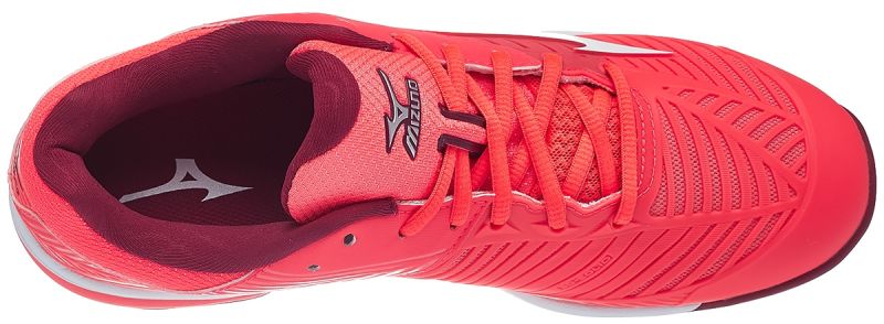 Mizuno Wave Exceed Tour 3 CC - fiery coral/white/beet red