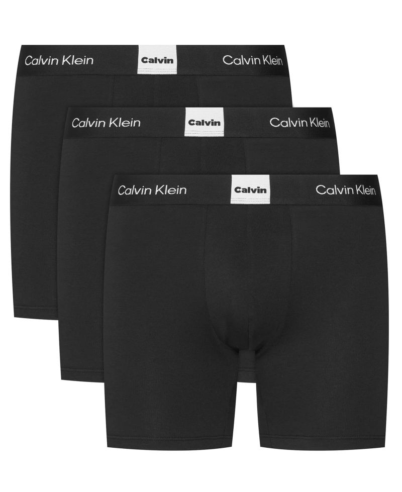 Calvin Klein Icon Logo Graphic Brief 3P - black