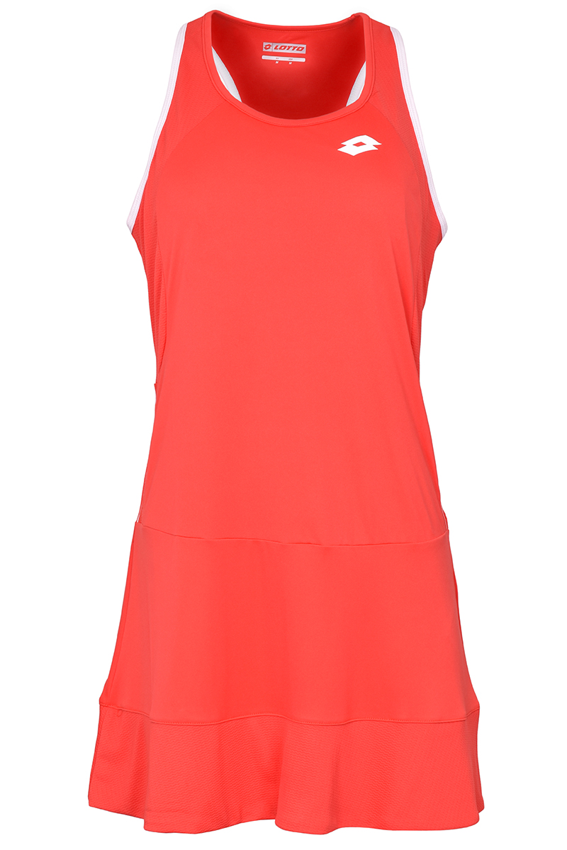 Lotto Squadra W II Dress PL - cliff red