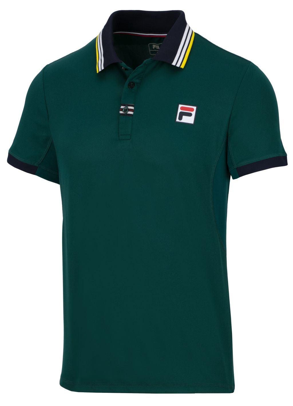 Fila Polo Andrew - deep teal/fila navy/buttercup Fila Polo Andrew - deep teal/fila navy/buttercup