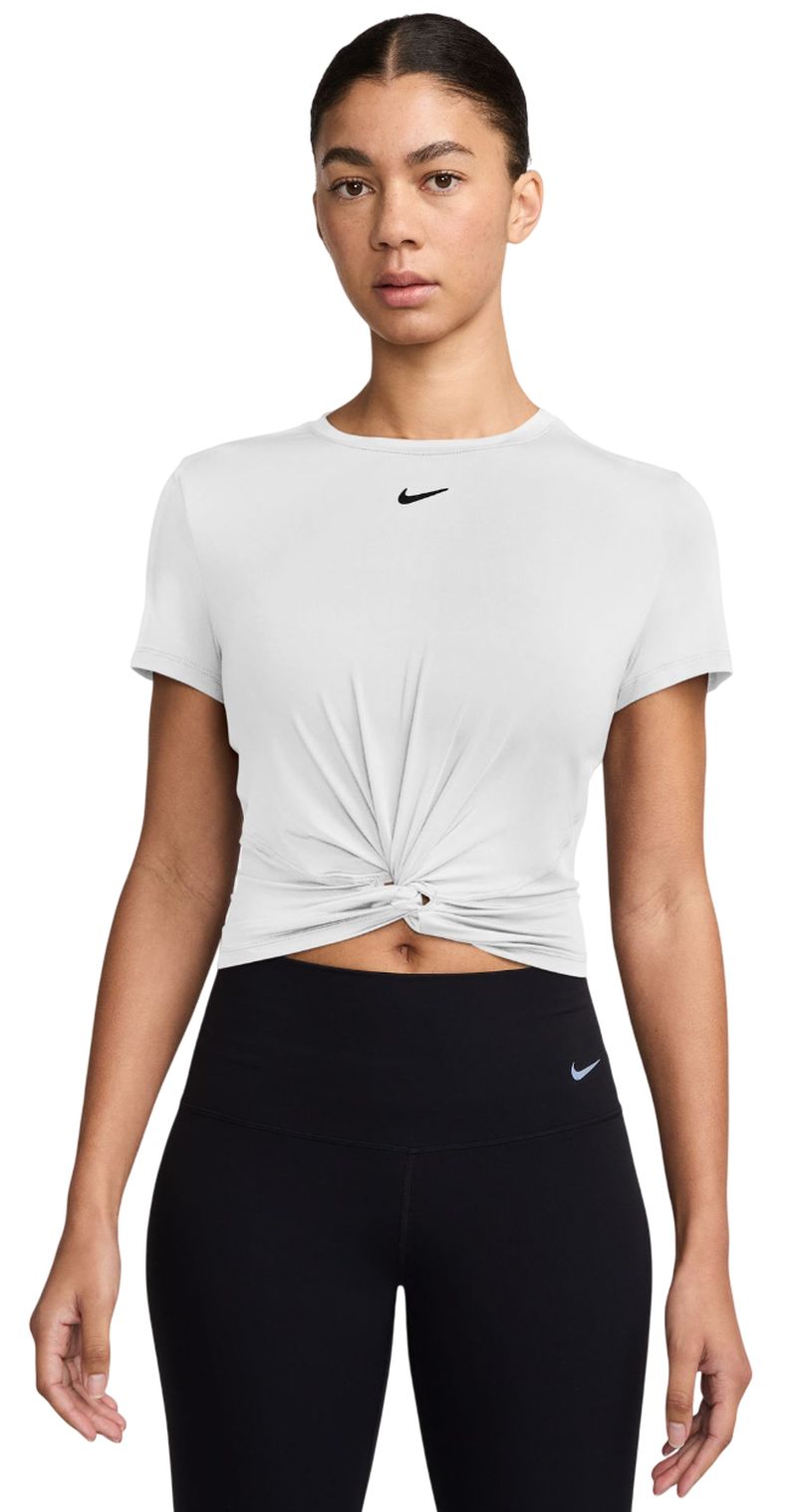 Nike One Classic Dri-Fit Twist Short Sleeve - white/black 