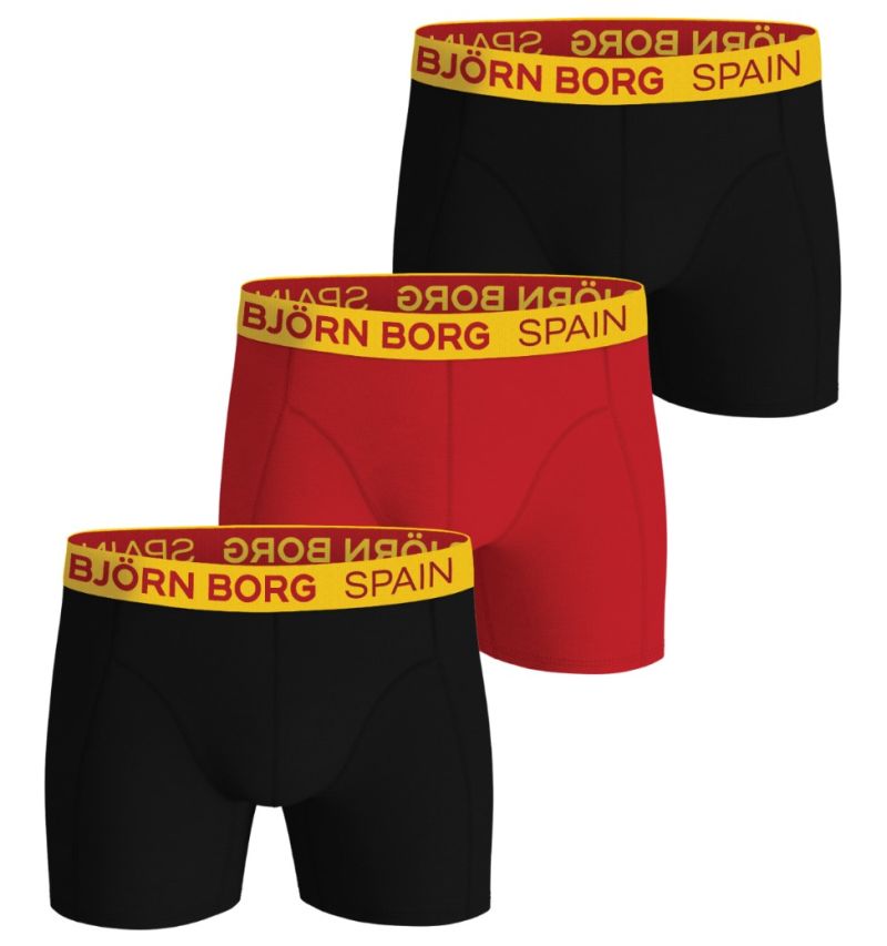 Björn Borg Cotton Stretch Spain 3P - multicolor