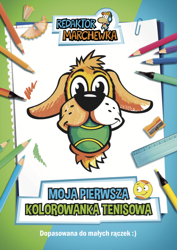 Moja Pierwsza Kolorowanka Tenisowa - Redaktor Marchewka