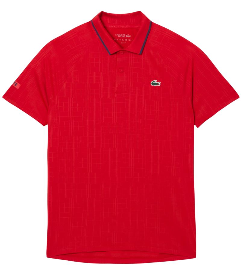Lacoste Tennis x Novak Djokovic On Court - red