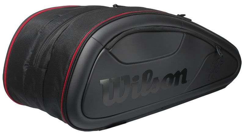 wilson-federer-super-dna-12-pk-bag-black-3 Wilson Federer Super DNA 12 Pk Bag - black