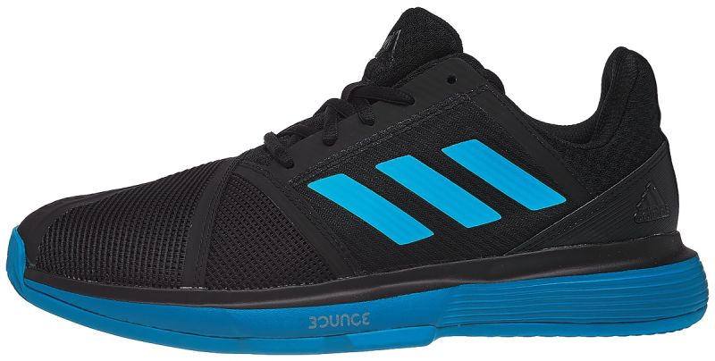 Adidas CourtJam Bounce M Clay - core black/shock cyan/white