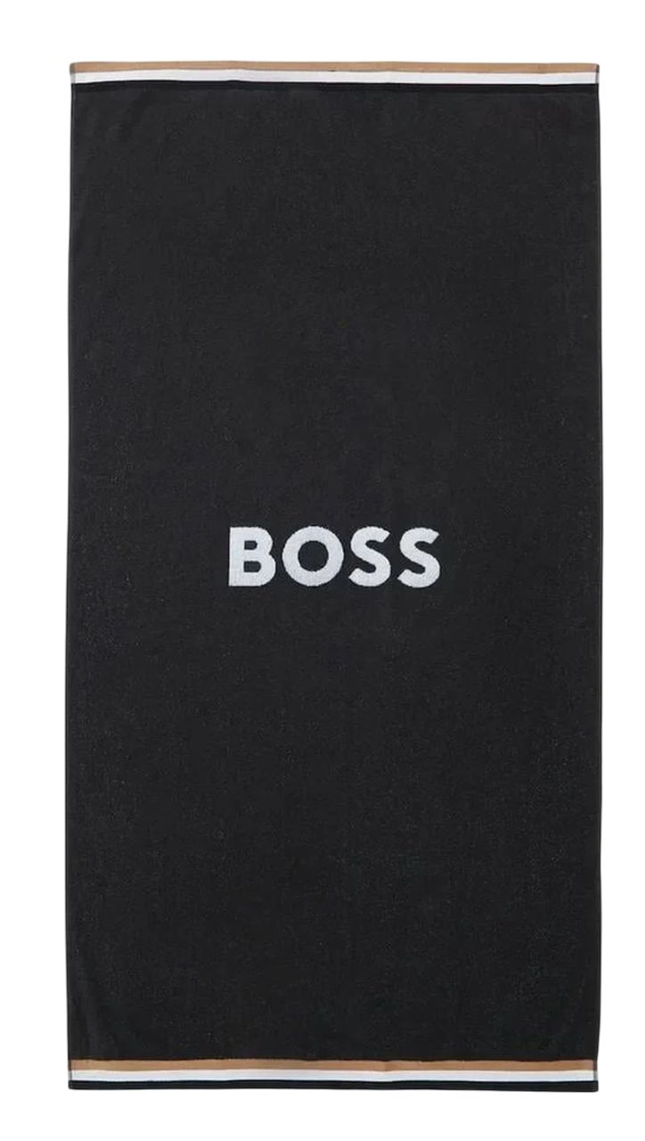 Boss Fashion Towel - black