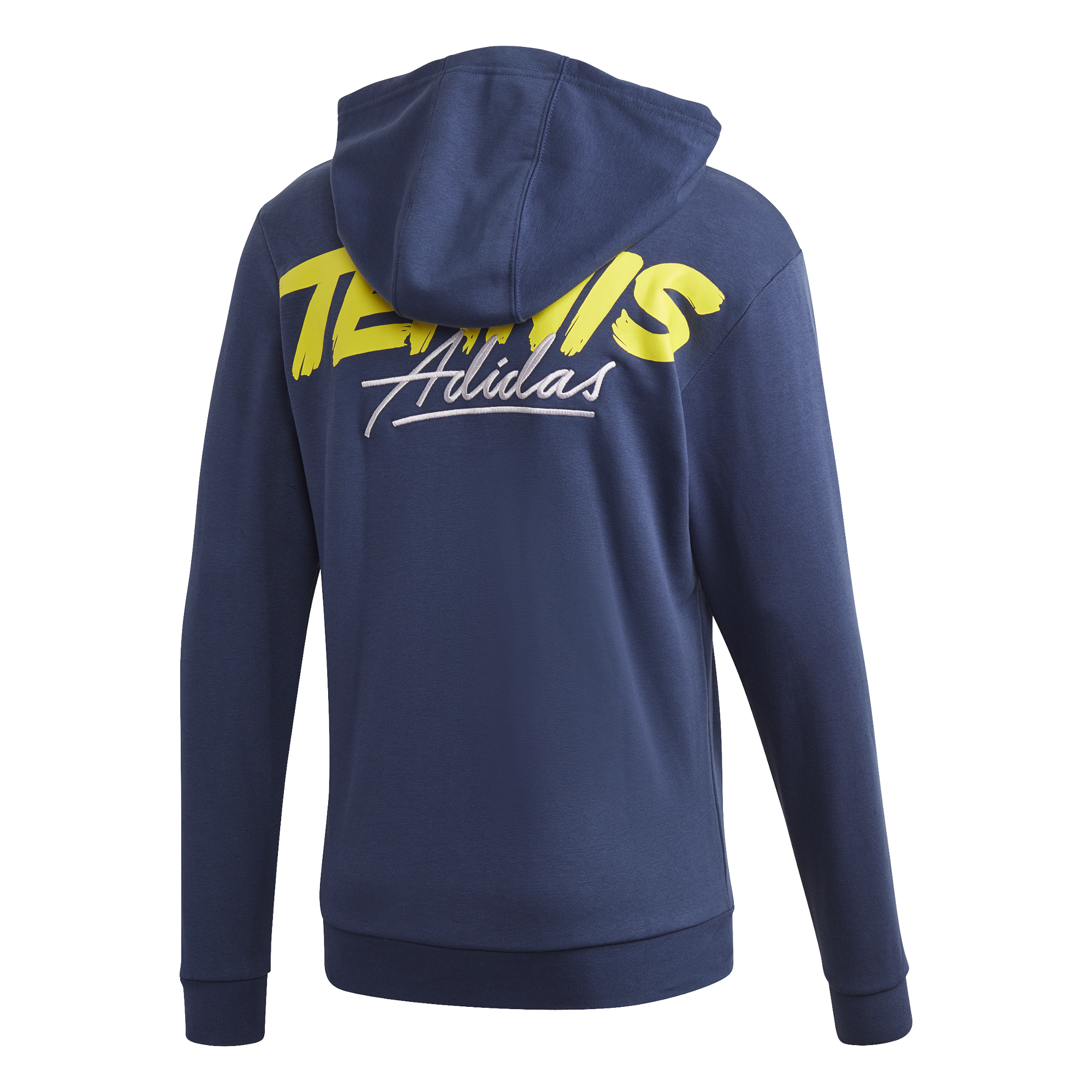 Adidas Category Graphic Hoodie - tech indigo/shock yellow