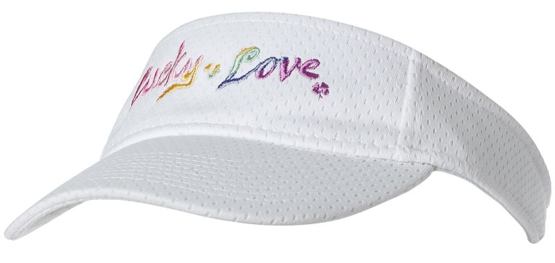 Lucky in Love Mesh Visor - white Lucky in Love Mesh Visor - white