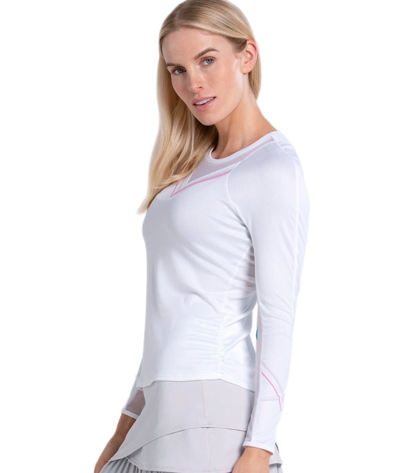 Lucky in Love Weave It To Me Long Sleeve - white Lucky in Love Weave It To Me Long Sleeve - white