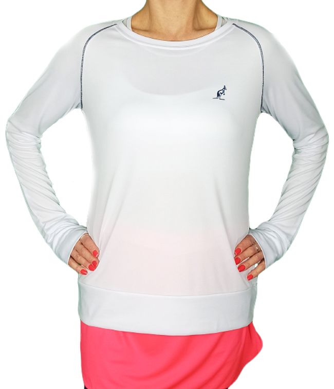 Australian Ace T-Shirt Long Sleeves - bianco