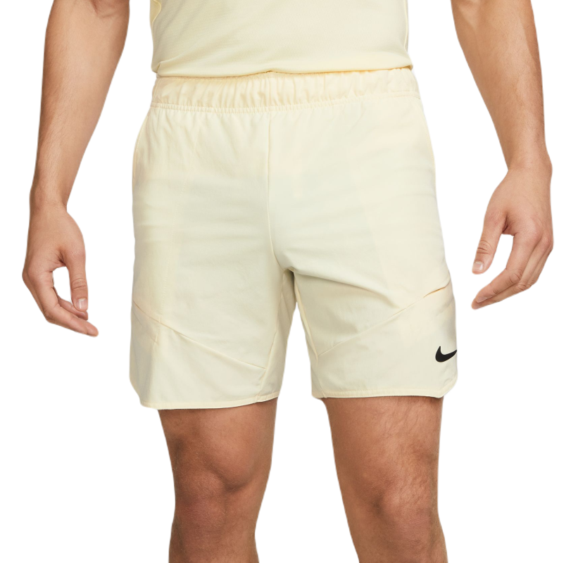 Nike Dri-Fit Advantage Short 7in - alabaster/black Nike Dri-Fit Advantage Short 7in - alabaster/black