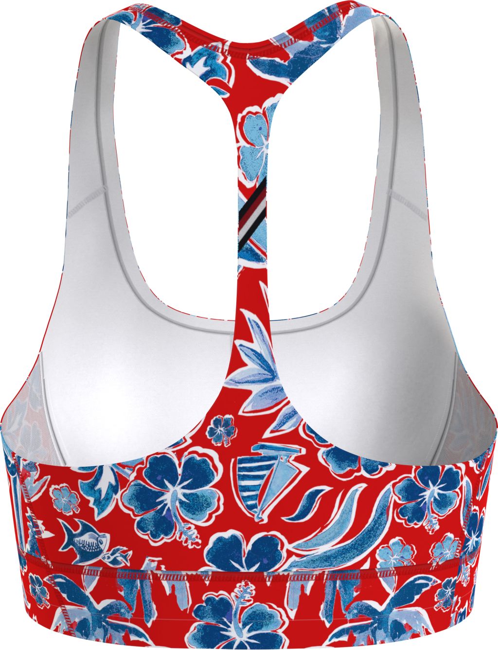Tommy Hilfiger Mid Intensity Floral AOP Bra - island print