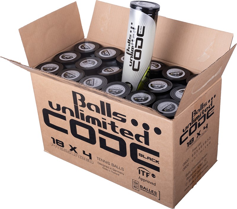 4250917799580 Balls Unlimited Black Code 18 x 4B