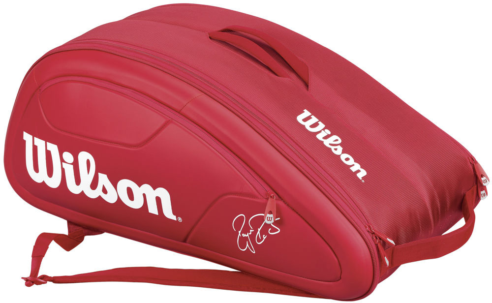 Wilson Federer DNA 12 Pk Bag - red