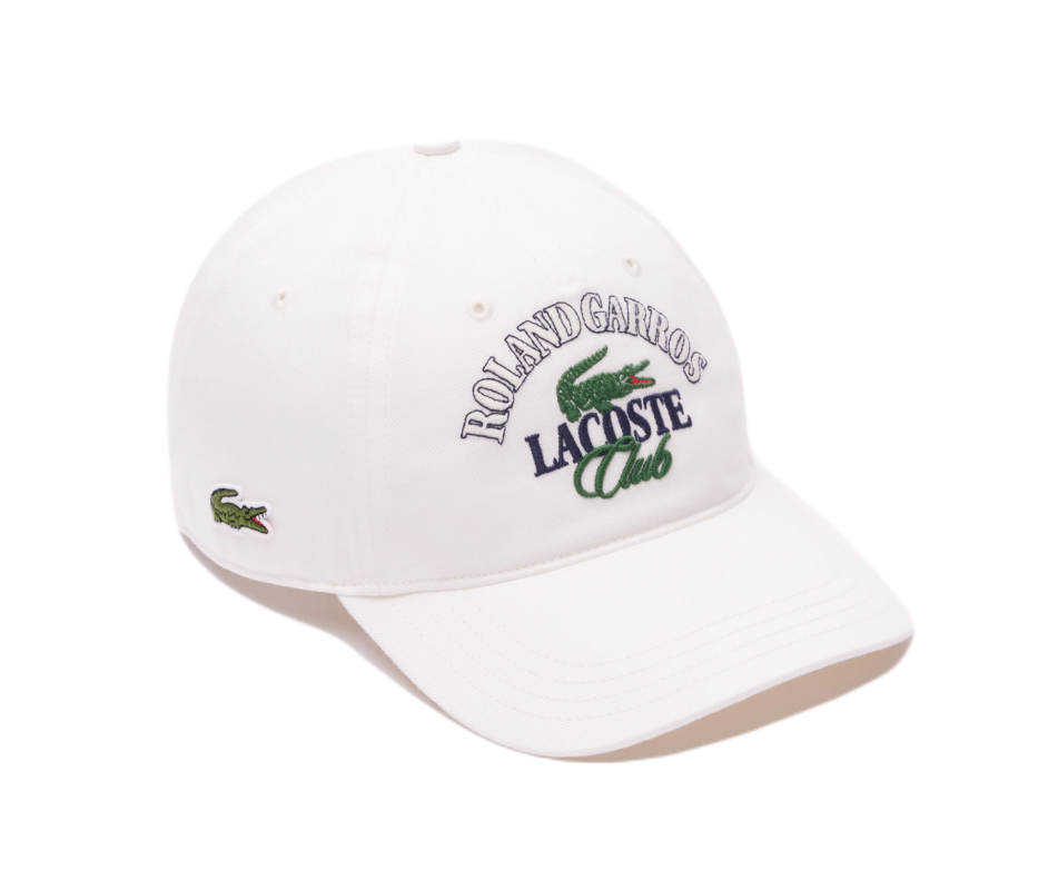 Lacoste Roland Garros Edition Cap - white Lacoste Roland Garros Edition Cap - white