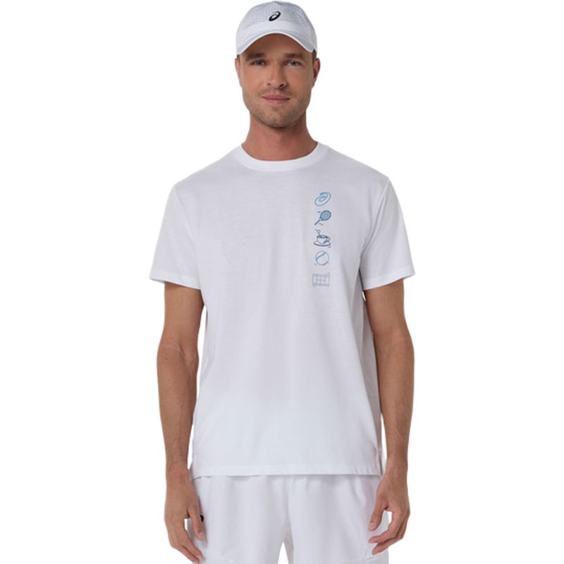 Asics Game Seasonal Graphic - brilliant white Asics Game Seasonal Graphic - brilliant white