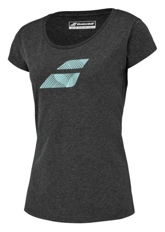 Babolat Exercise Flag Tee Woman - black heather