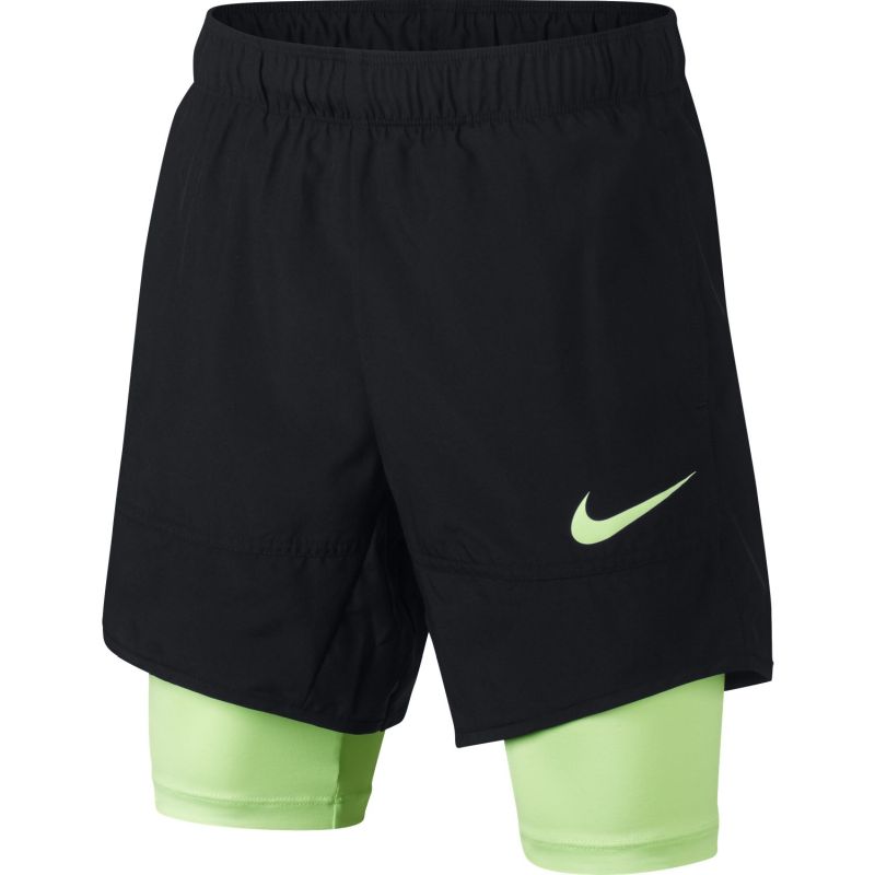 nike hybrid shorts black