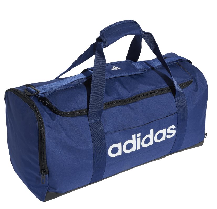 Adidas Linear Duffel Medium - dark blue/white
