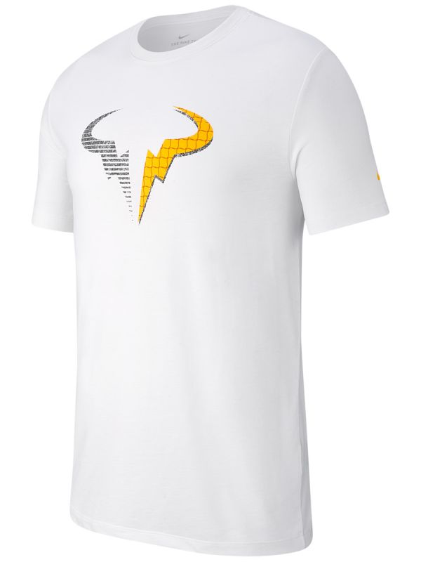 Nike Court Rafa Dry Tee - white/laser orange