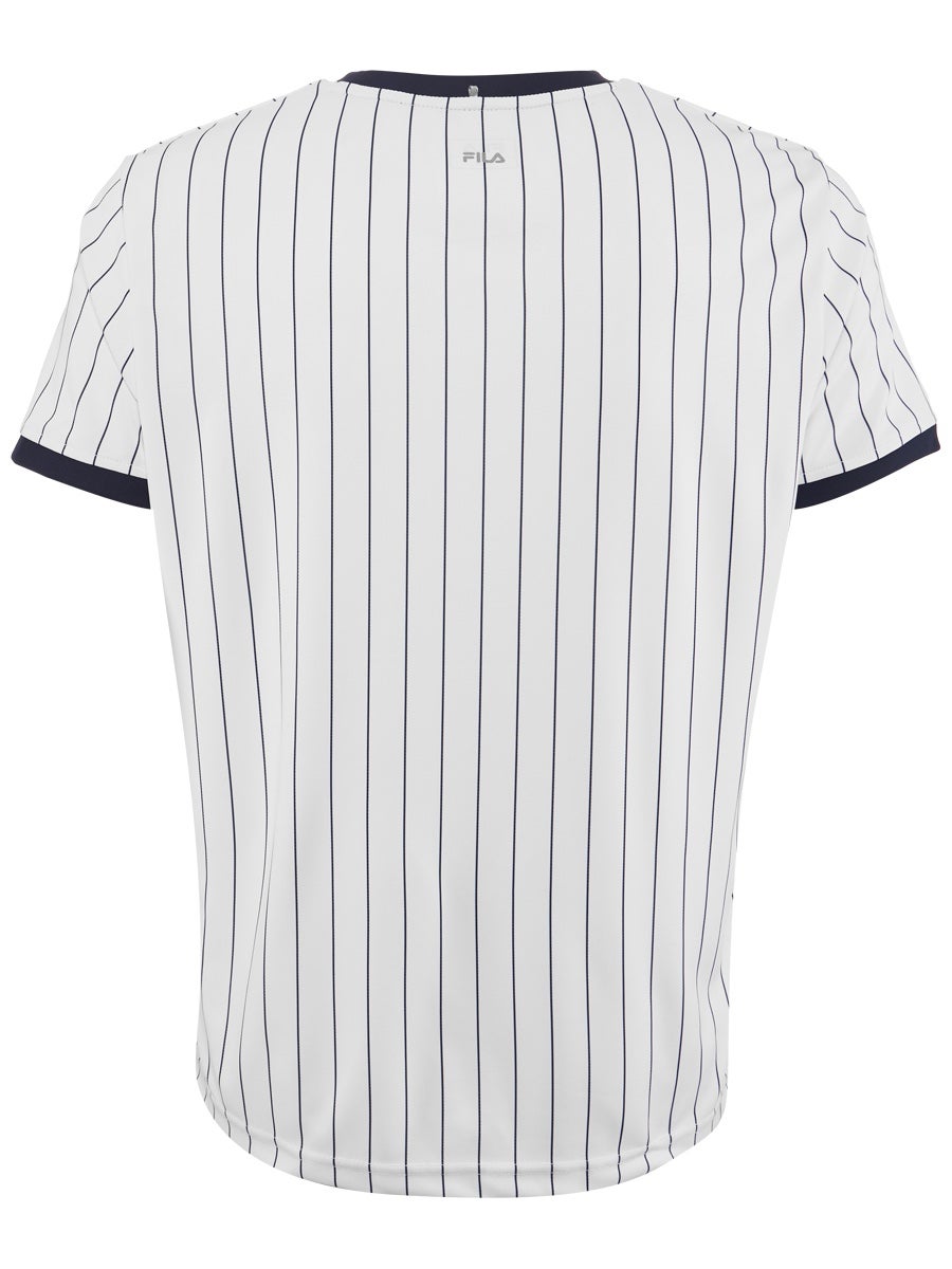 Fila Shirt "Stripes" M - white/stripes