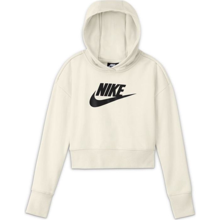 white nike cropped jumper