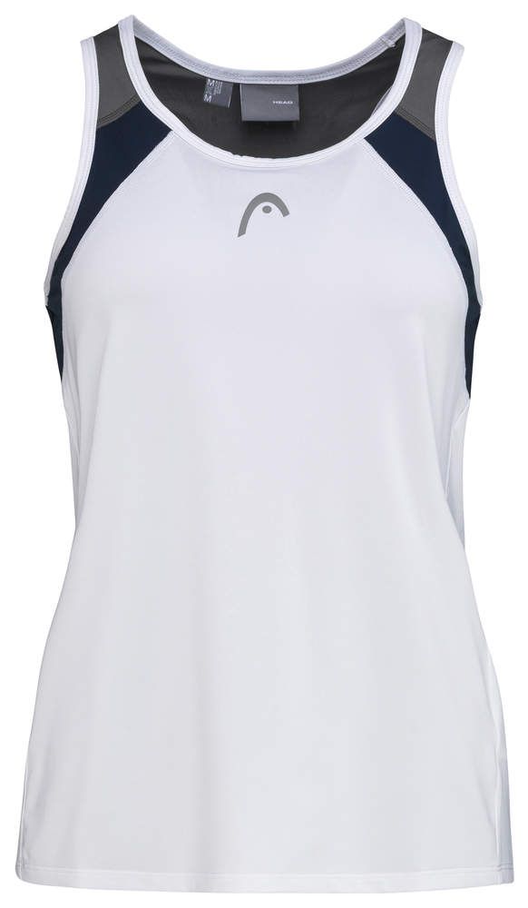 Head Club 22 Tank Top W - white/dark blue