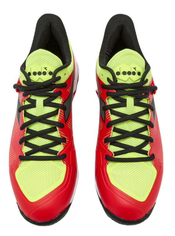 Diadora B.Icon 2 AG - yellow fluo dd/black/fiery red