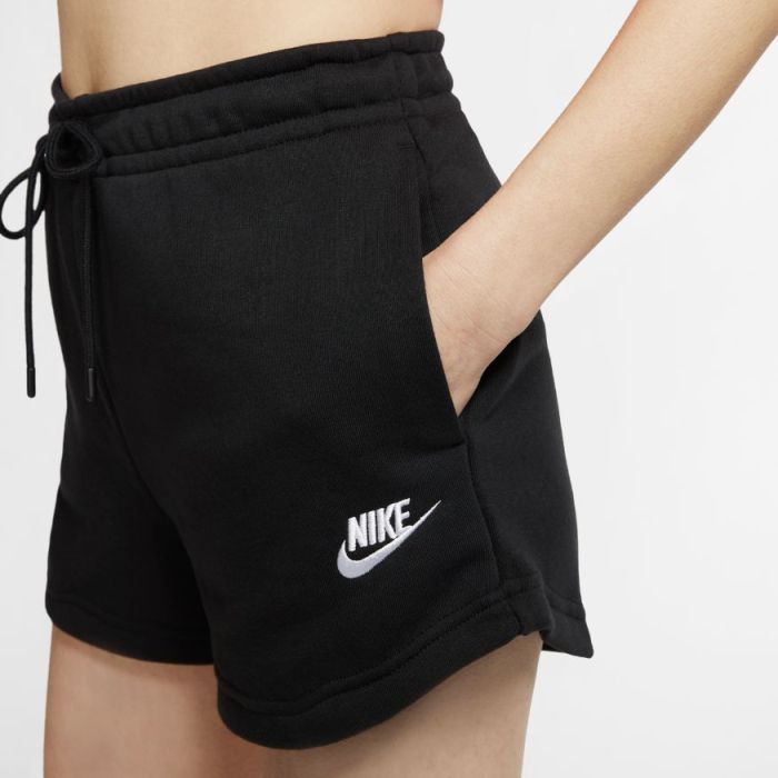 nike-sportswear-essential-short-french-terry-w-black-white-5 Nike Sportswear Essential Short French Terry W - black/white