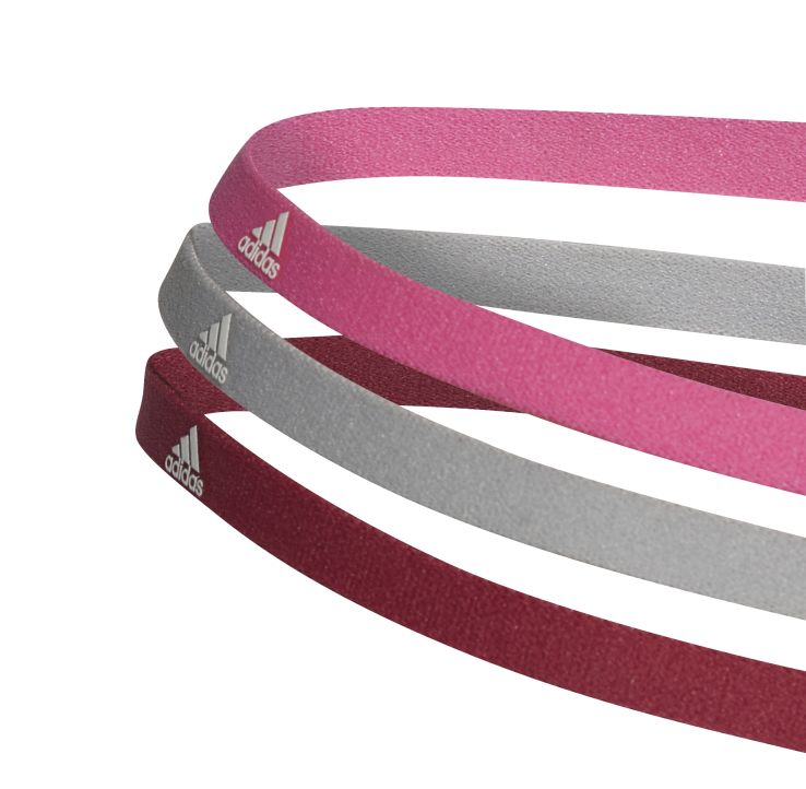 Adidas Hairband 3PP - screaming pink/grey two/wild pink