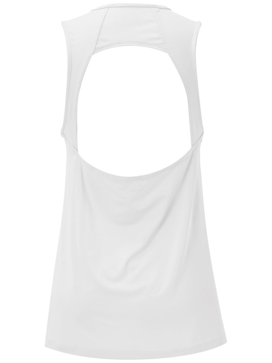 Nike Pro Tank Essential Open Back GX W - white/black