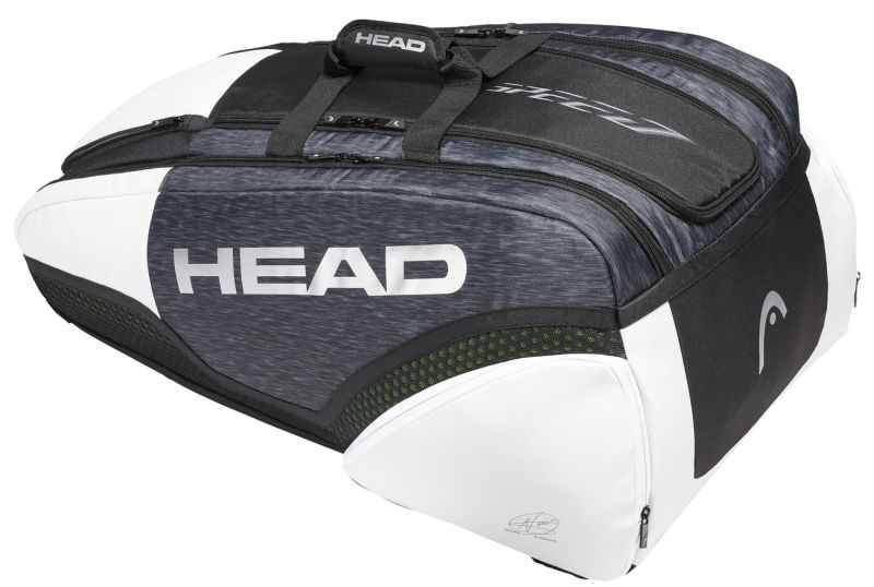 Head Novak Djokovic 12R Monstercombi - black/white